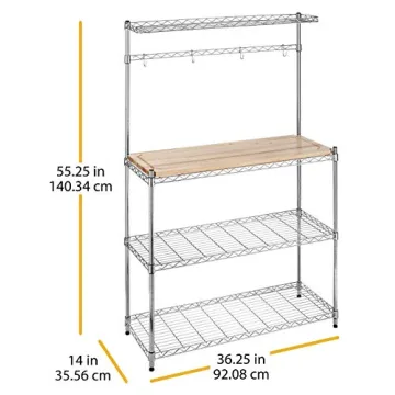 Whitmor Supreme Baker's Rack - Stylish Kitchen Organizer