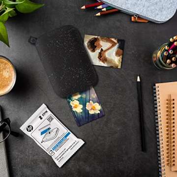 HP Sprocket 2x3 Premium Zink Sticky Back Photo Paper (20 Sheets) Compatible with HP Sprocket Photo Printers.