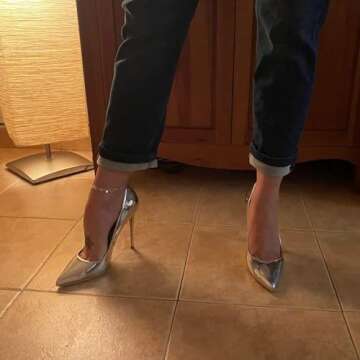 GENSHUO Women’s 4.7 Inch Sexy Stiletto Pumps