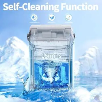 Antarctic Star Countertop Nugget Ice Maker - 34Lbs/24H