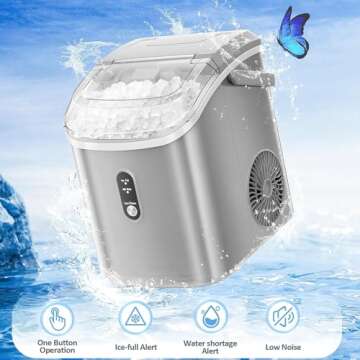 Antarctic Star Countertop Nugget Ice Maker - 34Lbs/24H