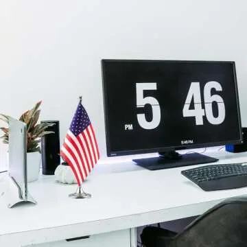 USA Flag Mini Table Flags - Perfect for Home or Office