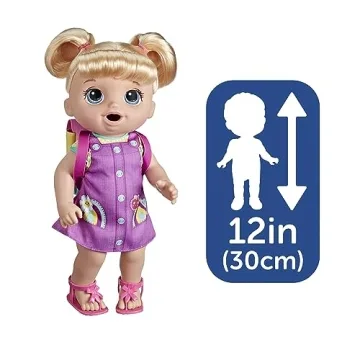 Baby Alive Time for School Baby Doll Set for Kids