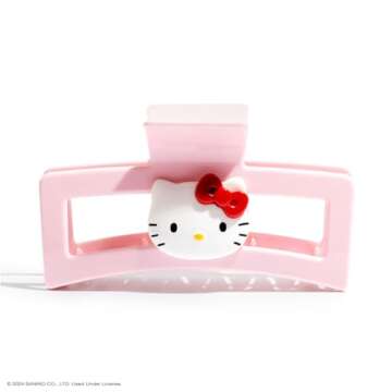 Hello Kitty x Kitsch Big Claw Clips for Thick Hair - Cute & Durable