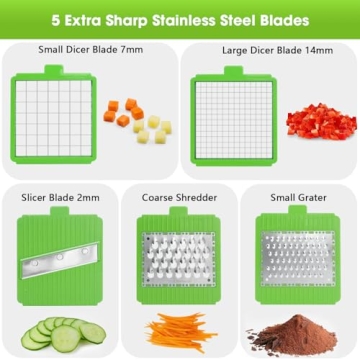 Efficient LHS Vegetable Chopper Slicer for Easy Meal Prep