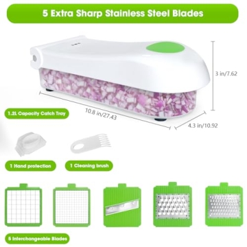 Efficient LHS Vegetable Chopper Slicer for Easy Meal Prep