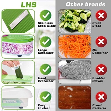Efficient LHS Vegetable Chopper Slicer for Easy Meal Prep