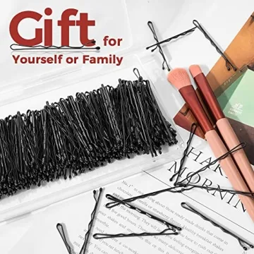 300 Pcs Bobby Pins for All Hair Types with Storage Box
