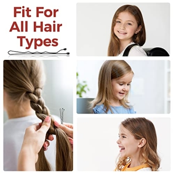300 Pcs Bobby Pins for All Hair Types with Storage Box