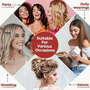 300 Pcs Bobby Pins for All Hair Types with Storage Box