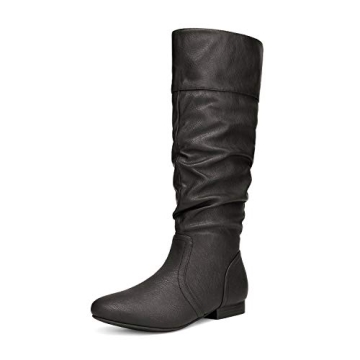 DREAM PAIRS Women's Knee High Pull On Fall Boots - Stylish & Comfortable for Winter