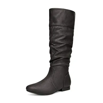 DREAM PAIRS Women's Knee High Pull On Fall Boots - Stylish & Comfortable for Winter