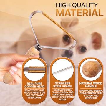 Pet Hair Removal Tool - Effortless Cleaning for Pet Owners