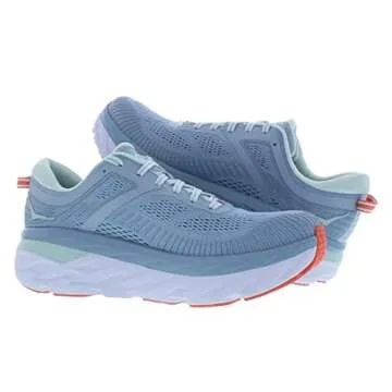 Shop HOKA ONE ONE Bondi 7 Women’s Running Shoes - Size 9, Blue Fog