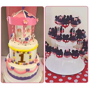 YunKo W0770 8 Mini Bows Silicone Fondant Molds Sugar Candy Cake Pop Bow Craft Molds DIY Cake Decorating