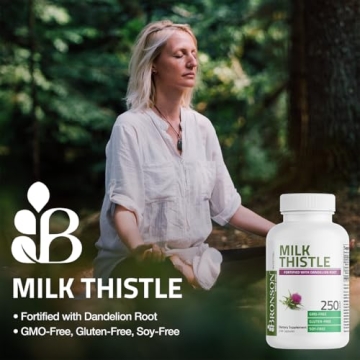 Bronson Milk Thistle Liver Health Support with Dandelion Root