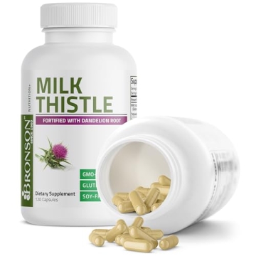Bronson Milk Thistle Liver Health Support with Dandelion Root