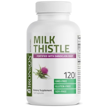 Bronson Milk Thistle Liver Health Support with Dandelion Root