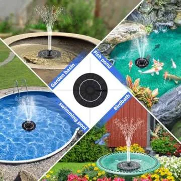 Fulsren Solar Fountain for Bird Bath - Eco-Friendly Water Feature