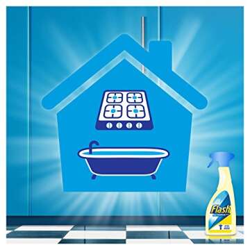 Flash Spray & Bleach - Powerful 500 ml Cleaning Solution