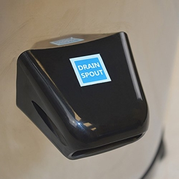 Panda 3200 RPM Portable Spin Dryer - 110V, 22 lbs Stainless Steel