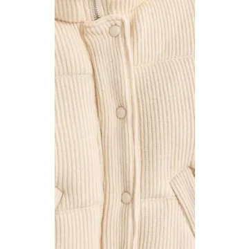 [BLANKNYC] Women's Cream Pie Bomber Jacket Stylish Layering