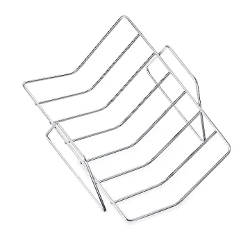 Durable Stainless Steel Roasting Pan with V-Rack