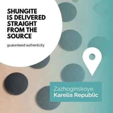 Shungite Stickers for Cell Phone Protection | 10 Pack