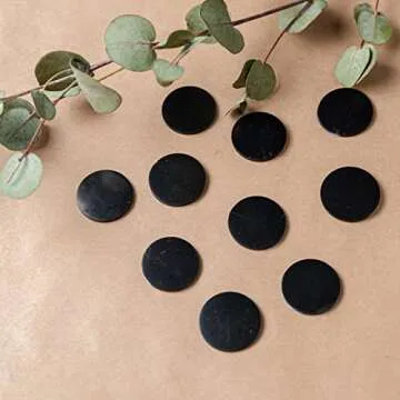 Shungite Stickers for Cell Phone Protection | 10 Pack