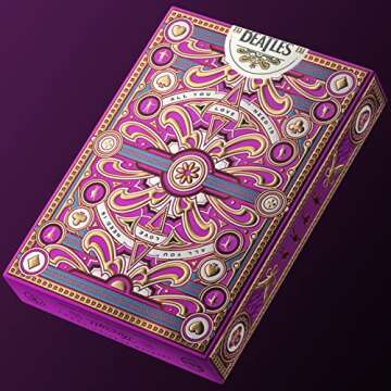 theory11 The Beatles Premium Playing Cards - Pink Deck Officially Licensed Collector's Cards