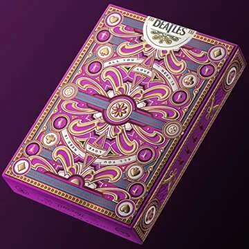 theory11 The Beatles Premium Playing Cards - Pink Deck Officially Licensed Collector's Cards