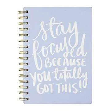 Dayna Lee Collection Elegant Spiral-Bound Journal - 6x8” Notebook with 200 Acid-Free Pages