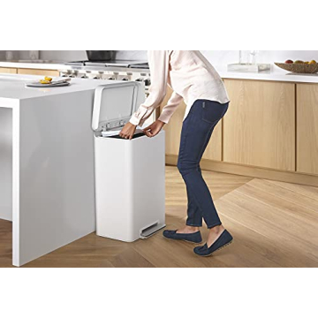 KOHLER 13 Gallon Kitchen Step Trash Can with Soft Close