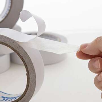 BAZIC 1" x 36 Yard Double Sided Tape - Clear Adhesive