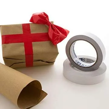 BAZIC 1" x 36 Yard Double Sided Tape - Clear Adhesive