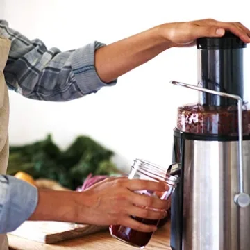 MegaChef Juice Extractor with Dual Speed and Stainless Steel