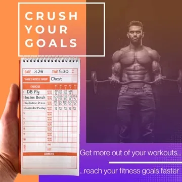 Compact Portage Fitness & Workout Notebook for All