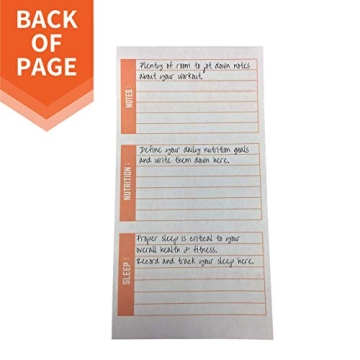 Compact Portage Fitness & Workout Notebook for All