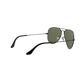Ray-Ban RB3025 Classic Aviator Sunglasses, Black/Polarized