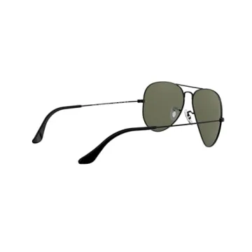 Ray-Ban RB3025 Classic Aviator Sunglasses, Black/Polarized