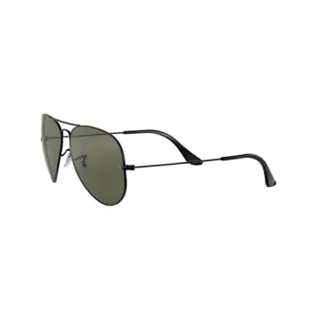 Ray-Ban RB3025 Classic Aviator Sunglasses, Black/Polarized