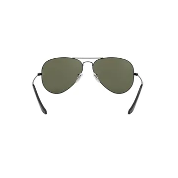 Ray-Ban RB3025 Classic Aviator Sunglasses, Black/Polarized