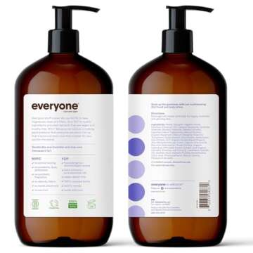 Everyone Nourishing Hand and Body Lotion, 32 Ounce (Pack of 1), Lavender and Aloe, Plant-Based Lotio...