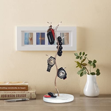 Elegant Leaf-Shaped Coffee Mug Holder for Kitchen