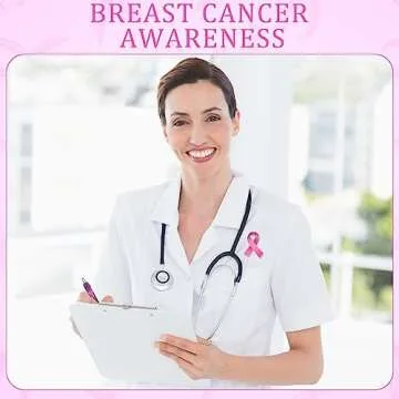 Yeaqee Breast Cancer Awareness Pink Gel Pen Set of 24