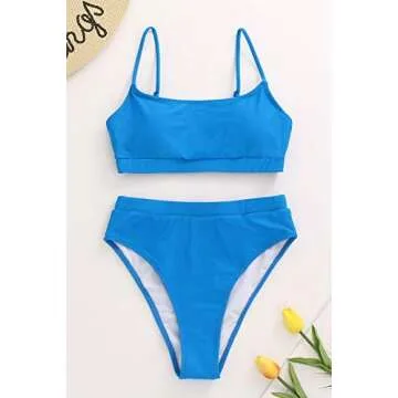 MELYUM Stylish High Waisted Bikini Swimwear for Women