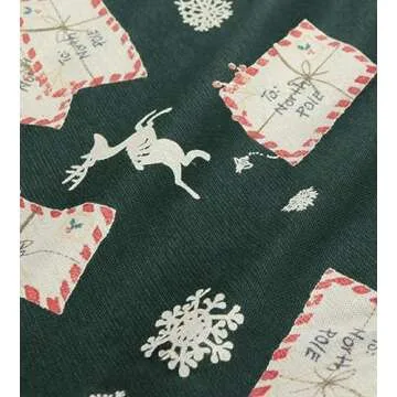 Burt's Bees Baby Family Christmas Pajamas Matching Sets - Organic Cotton PJs for Kids, Toddlers, Women, Adults