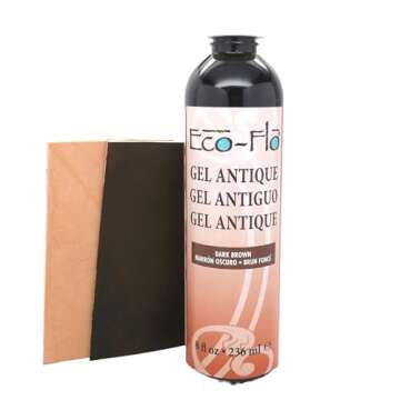 Tandy Leather Eco-Flo Gel Antique 8 oz Dk. Brown 2607-02