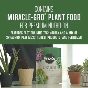 Miracle-Gro Succulent Potting Mix for Indoor Plants 4 qt