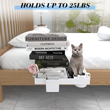 Ronlap Folding Bedside Shelf for Bunk Beds and Dorms